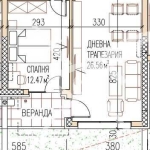 Двустаен апартамент в Пловдив, Остромила - 63 кв.м за 1151 €/кв.м - Снимка #1