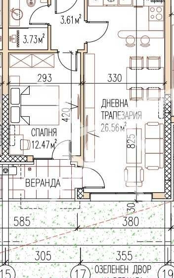 Двустаен апартамент в Пловдив, Остромила - 63 кв.м за 1151 €/кв.м - Снимка #1