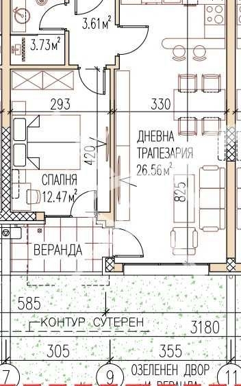 Двустаен апартамент в Пловдив, Остромила - 62 кв.м за 592 €/кв.м - Снимка #1