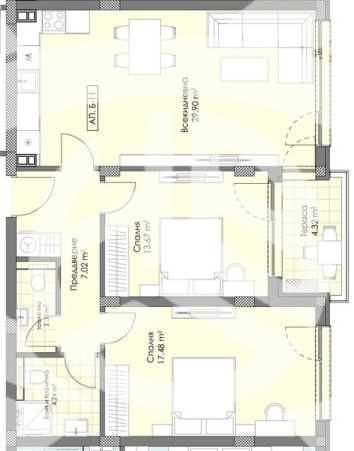 Тристаен апартамент в Пловдив, Остромила - 105 кв.м за 592 €/кв.м - Снимка #1