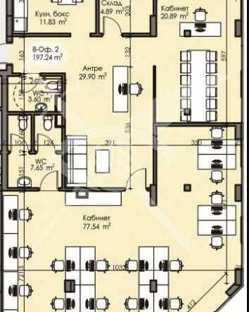 Офис в Бургас, Изгрев - 197 кв.м за 1202 €/кв.м - Снимка #1