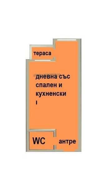 Двустаен апартамент в Бургас, Меден рудник - зона А - 30 кв.м за 1380 €/кв.м - Снимка #1