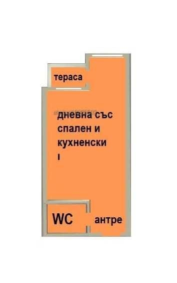 Двустаен апартамент в Бургас, Меден рудник - зона А - 30 кв.м за 704 €/кв.м - Снимка #1