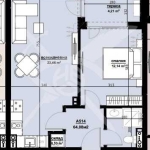 Двустаен апартамент в Бургас, Изгрев - 64 кв.м за 733 €/кв.м - Снимка #1