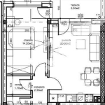 Двустаен апартамент в Пловдив, Беломорски - 67 кв.м за 1092 €/кв.м - Снимка #1