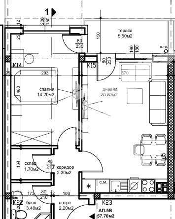 Двустаен апартамент в Пловдив, Беломорски - 67 кв.м за 1092 €/кв.м - Снимка #1