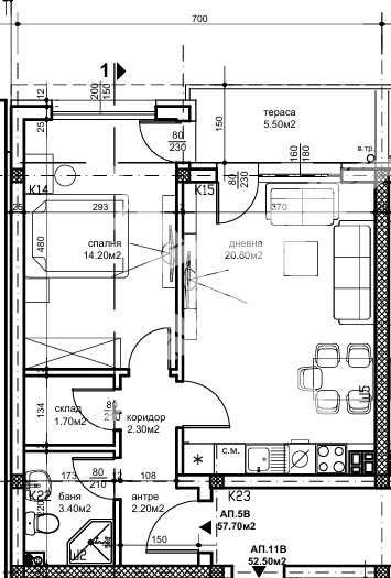 Двустаен апартамент в Пловдив, Беломорски - 67 кв.м за 1092 €/кв.м - Снимка #1