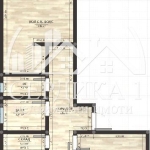 Тристаен апартамент в София, Люлин 3 - 102 кв.м за 1449 €/кв.м - Снимка #1