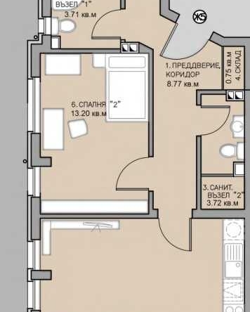 Тристаен апартамент в Пловдив, Остромила - 110 кв.м за 1159 €/кв.м - Снимка #1