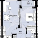 Двустаен апартамент в Бургас, Изгрев - 64 кв.м за 733 €/кв.м - Снимка #1