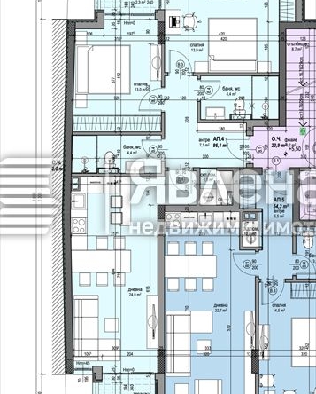 Тристаен апартамент в София, Разсадника - 102 кв.м за 1807 €/кв.м - Снимка #1