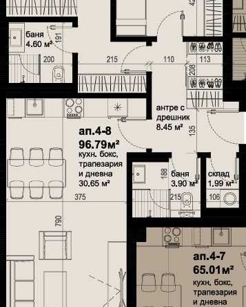 Тристаен апартамент в Бургас, Изгрев - 112 кв.м за 1306 €/кв.м - Снимка #1