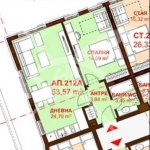 Двустаен апартамент в Бургас, Сарафово - 53 кв.м за 1636 €/кв.м - Снимка #1