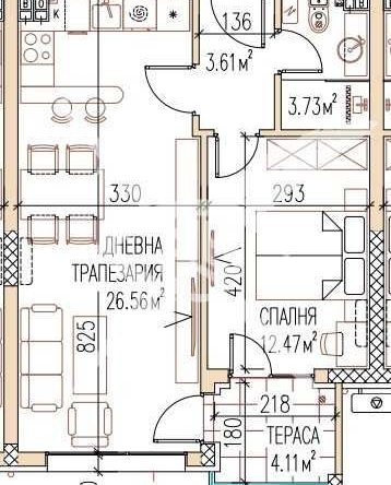 Двустаен апартамент в Пловдив, Остромила - 66 кв.м за 595 €/кв.м - Снимка #1