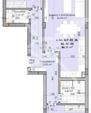 Тристаен апартамент в Пловдив, Кючук Париж - 103 кв.м за 389 €/кв.м - Снимка #1