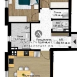 Тристаен апартамент в Пловдив, Кючук Париж - 121 кв.м за 939 €/кв.м - Снимка #1