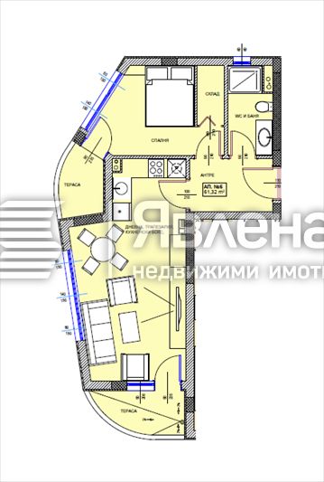 Двустаен апартамент в Поморие - 72 кв.м за 1411 €/кв.м - Снимка #1
