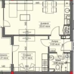 Двустаен апартамент в Бургас, Меден рудник - зона Б - 65 кв.м за 1257 €/кв.м - Снимка #1