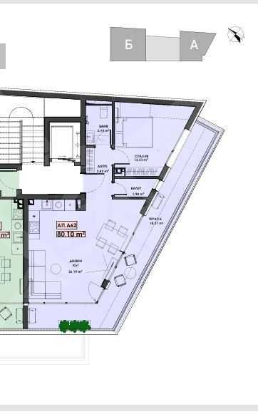 Двустаен апартамент в Пловдив, Христо Смирненски - 95 кв.м за 1218 €/кв.м - Снимка #1
