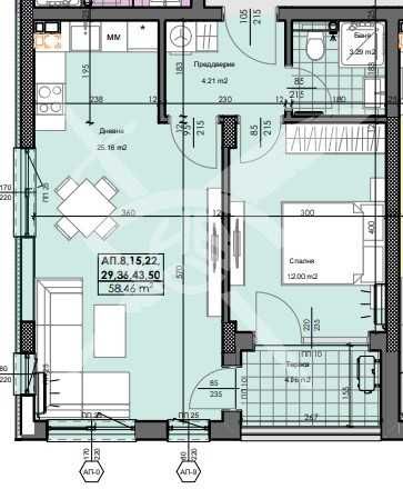 Тристаен апартамент в Пловдив, Кършияка - 107 кв.м за 544 €/кв.м - Снимка #1