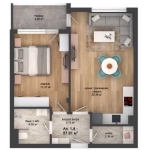 Двустаен апартамент в Пловдив, Кършияка - 64 кв.м за 1276 €/кв.м - Снимка #1