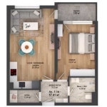 Двустаен апартамент в Пловдив, Кършияка - 64 кв.м за 1002 €/кв.м - Снимка #1