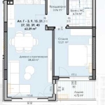 Двустаен апартамент в Пловдив, Гагарин - 75 кв.м за 486 €/кв.м - Снимка #1