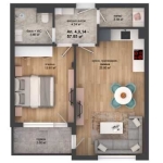 Двустаен апартамент в Пловдив, Кършияка - 68 кв.м за 803 €/кв.м - Снимка #1