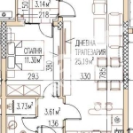 Двустаен апартамент в Пловдив, Остромила - 63 кв.м за 1160 €/кв.м - Снимка #1