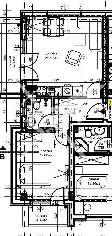 Двустаен апартамент в Пловдив, Христо Смирненски - 69 кв.м за 1043 €/кв.м - Снимка #1