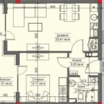 Двустаен апартамент в Бургас, Меден рудник - зона Б - 65 кв.м за 1257 €/кв.м - Снимка #1
