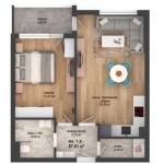 Двустаен апартамент в Пловдив, Кършияка - 64 кв.м за 1002 €/кв.м - Снимка #1