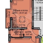 Двустаен апартамент в Пловдив, Остромила - 72 кв.м за 1079 €/кв.м - Снимка #1