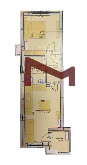 Двустаен апартамент в Варна, м-т Пчелина - 69 кв.м за 1058 €/кв.м - Снимка #1
