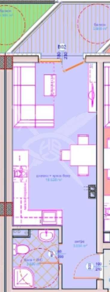 Едностаен апартамент в Бургас, Сарафово - 45 кв.м за 1430 €/кв.м - Снимка #1