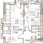 Двустаен апартамент в Пловдив, Остромила - 73 кв.м за 588 €/кв.м - Снимка #1