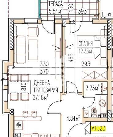 Двустаен апартамент в Пловдив, Остромила - 73 кв.м за 588 €/кв.м - Снимка #1