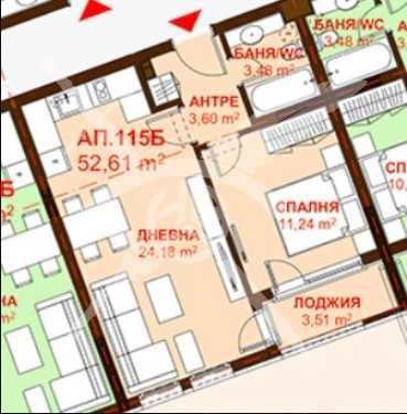 Двустаен апартамент в Бургас, Сарафово - 52 кв.м за 810 €/кв.м - Снимка #1