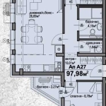 Тристаен апартамент в София, Люлин 5 - 98 кв.м за 1581 €/кв.м - Снимка #1