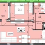 Двустаен апартамент в Пловдив, Кършияка - 66 кв.м за 1046 €/кв.м - Снимка #1