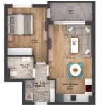 Двустаен апартамент в Пловдив, Кършияка - 65 кв.м за 1007 €/кв.м - Снимка #1