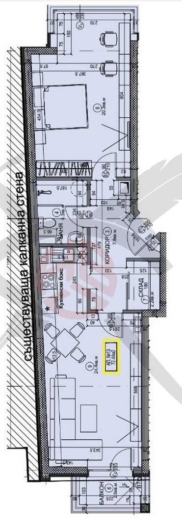 Двустаен апартамент в София, Красно село - 93 кв.м за 1974 €/кв.м - Снимка #1