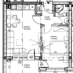 Двустаен апартамент в Пловдив, Южен - 61 кв.м за 1097 €/кв.м - Снимка #1