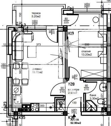 Двустаен апартамент в Пловдив, Остромила - 59 кв.м за 936 €/кв.м - Снимка #1