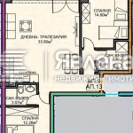 Тристаен апартамент в София, Обеля 2 - 99 кв.м за 1344 €/кв.м - Снимка #1