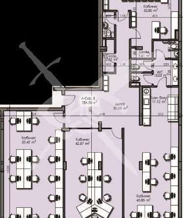 Офис в Бургас, Изгрев - 286 кв.м за 1202 €/кв.м - Снимка #1