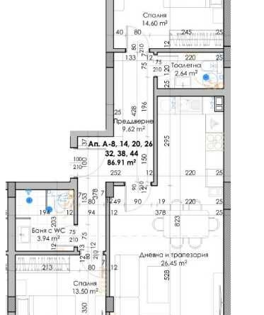 Тристаен апартамент в Пловдив, Кючук Париж - 103 кв.м за 885 €/кв.м - Снимка #1