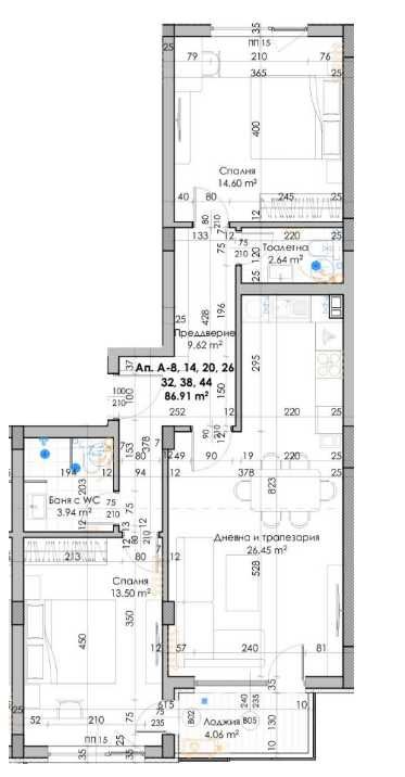 Тристаен апартамент в Пловдив, Кючук Париж - 103 кв.м за 885 €/кв.м - Снимка #1