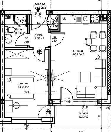 Двустаен апартамент в Пловдив, Беломорски - 60 кв.м за 1104 €/кв.м - Снимка #1