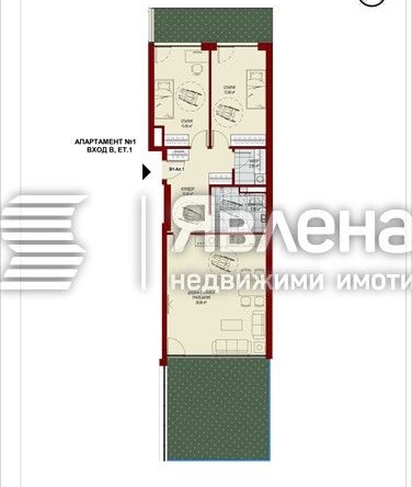 Тристаен апартамент в София, Сердика - 130 кв.м за 1873 €/кв.м - Снимка #1